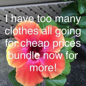 🌻all clothes are going for cheap I have to many!